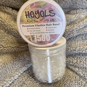 Hoyols 2-pack Premium Elastic Hair Bands—1500 per bottle